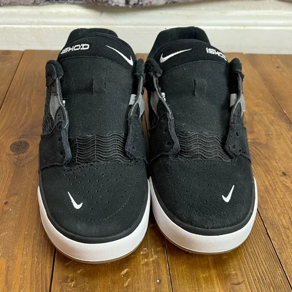 Nike SB Ishod Wair "Black/White" sneakers size 8 - Picture 3 of 9